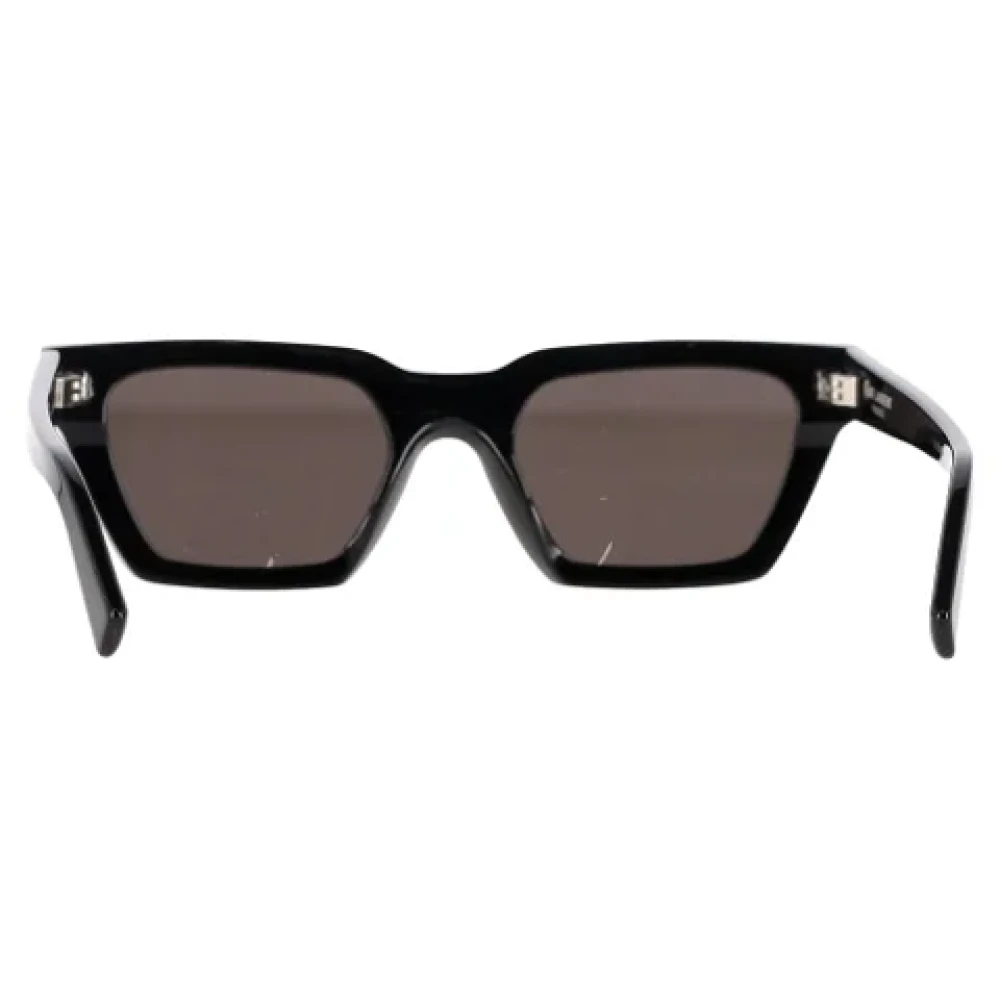 Yves Saint Laurent Vintage Pre-owned Acetate sunglasses Black Dames