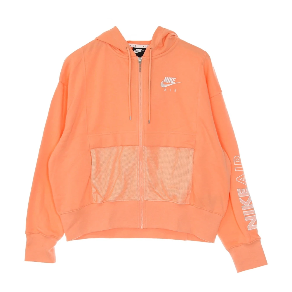 Nike Zip Hoodie Sportswear Orange Dames