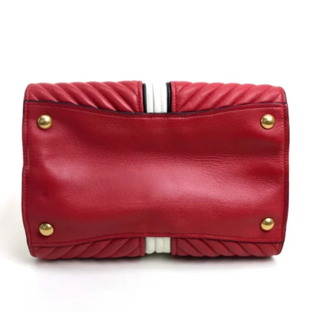 Miu Pre-owned Leather handbags White Dames