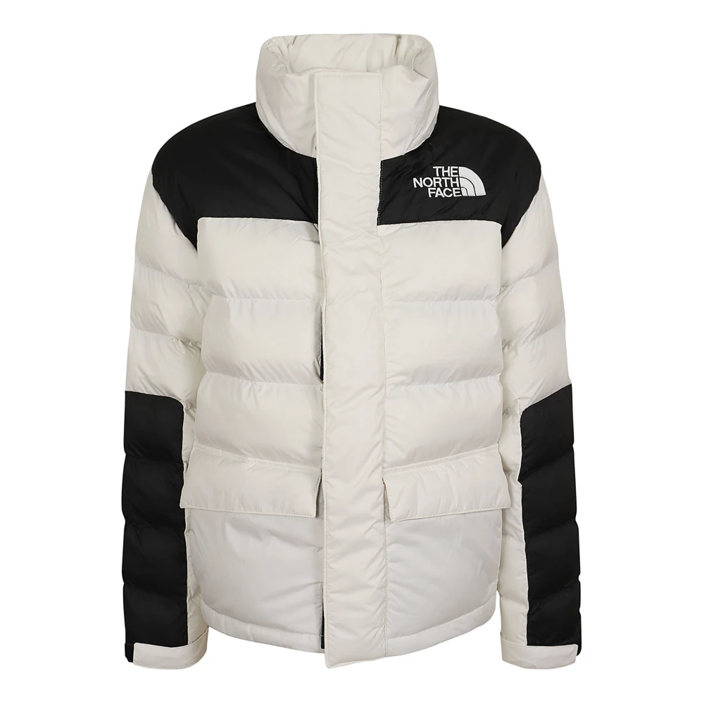 The North Face Gewatteerde tweekleurige jas met capuchon White Dames