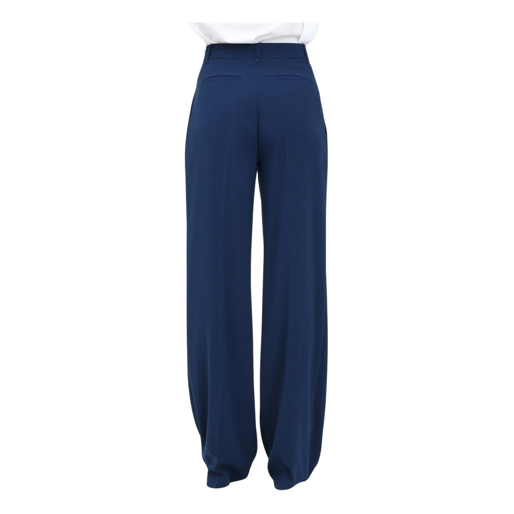 Elisabetta Franchi Blauwe elegante broek regular fit Blue Dames