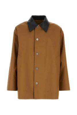 Karamell Bomull Trenchcoat