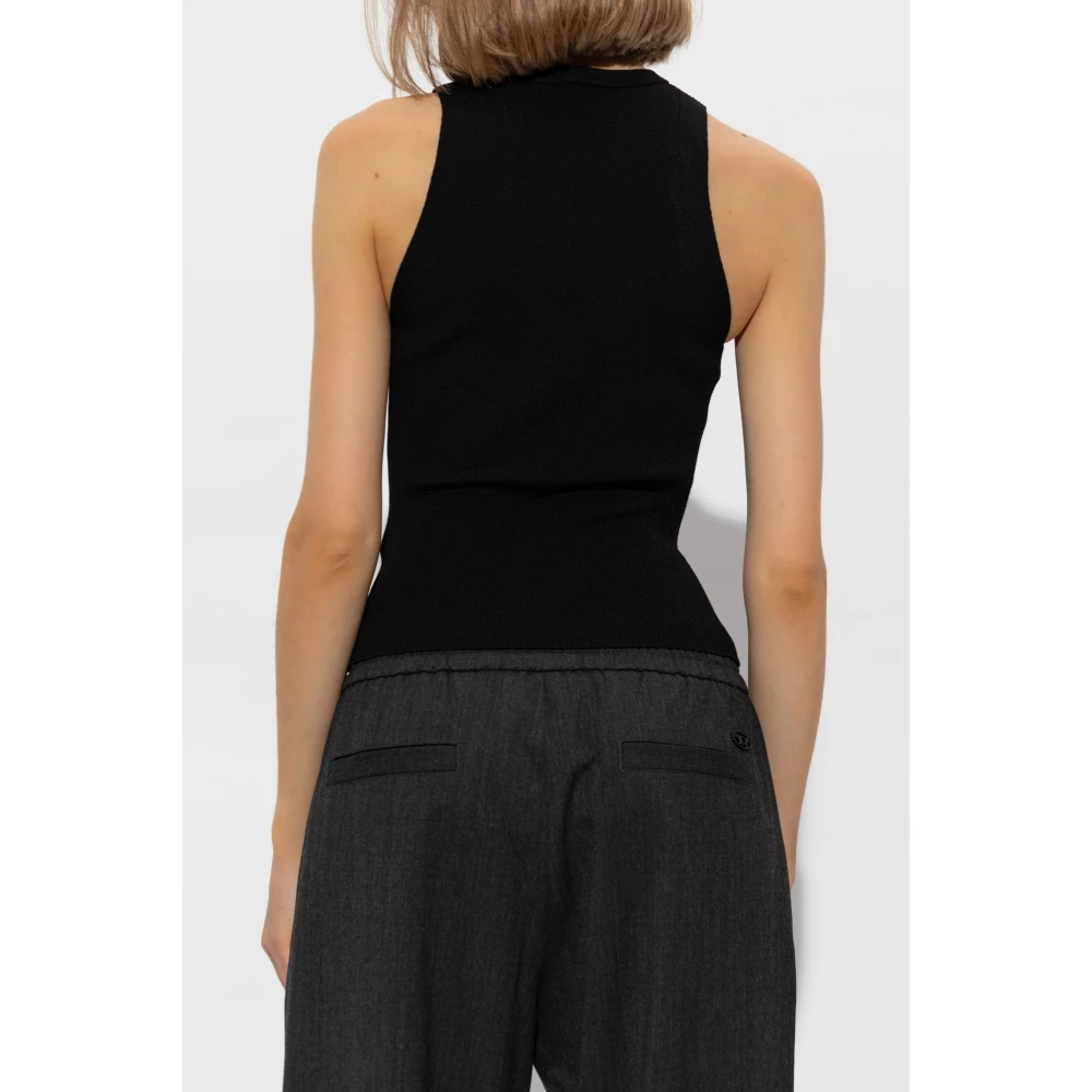 Diesel Top M-Caddix-Top Black Dames