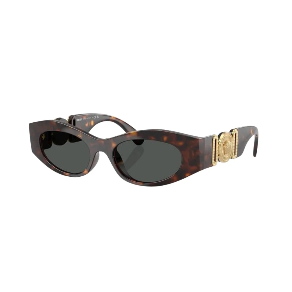 Versace Women's Brown Wraparound Sunglasses - Sunglasses - 51 Mm - Accessories