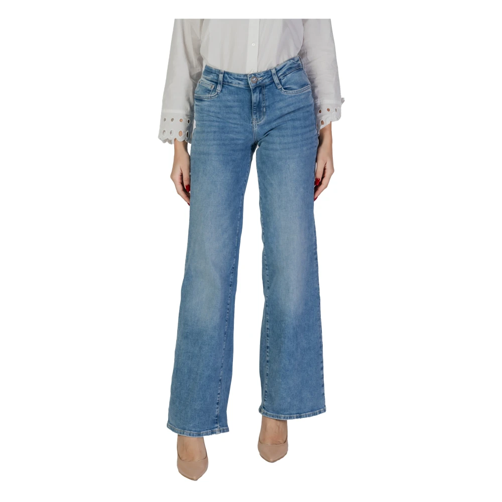 Guess - Jeans > Wide Jeans - Blue - Guess - Modalova