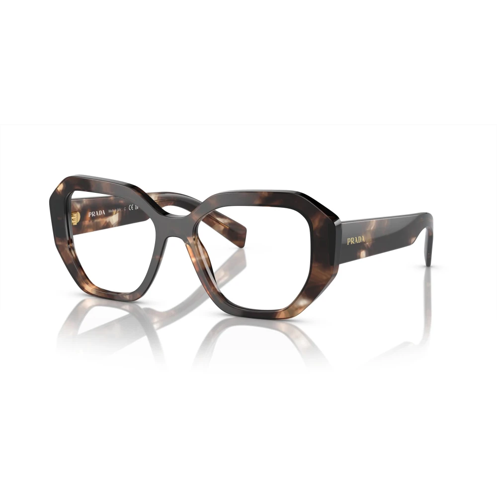 Prada Unisex Brown Glasses,, Eyewear Frames Medium
