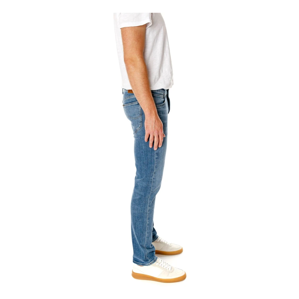 Lee Straight Fit Jeans met rits Blue Heren