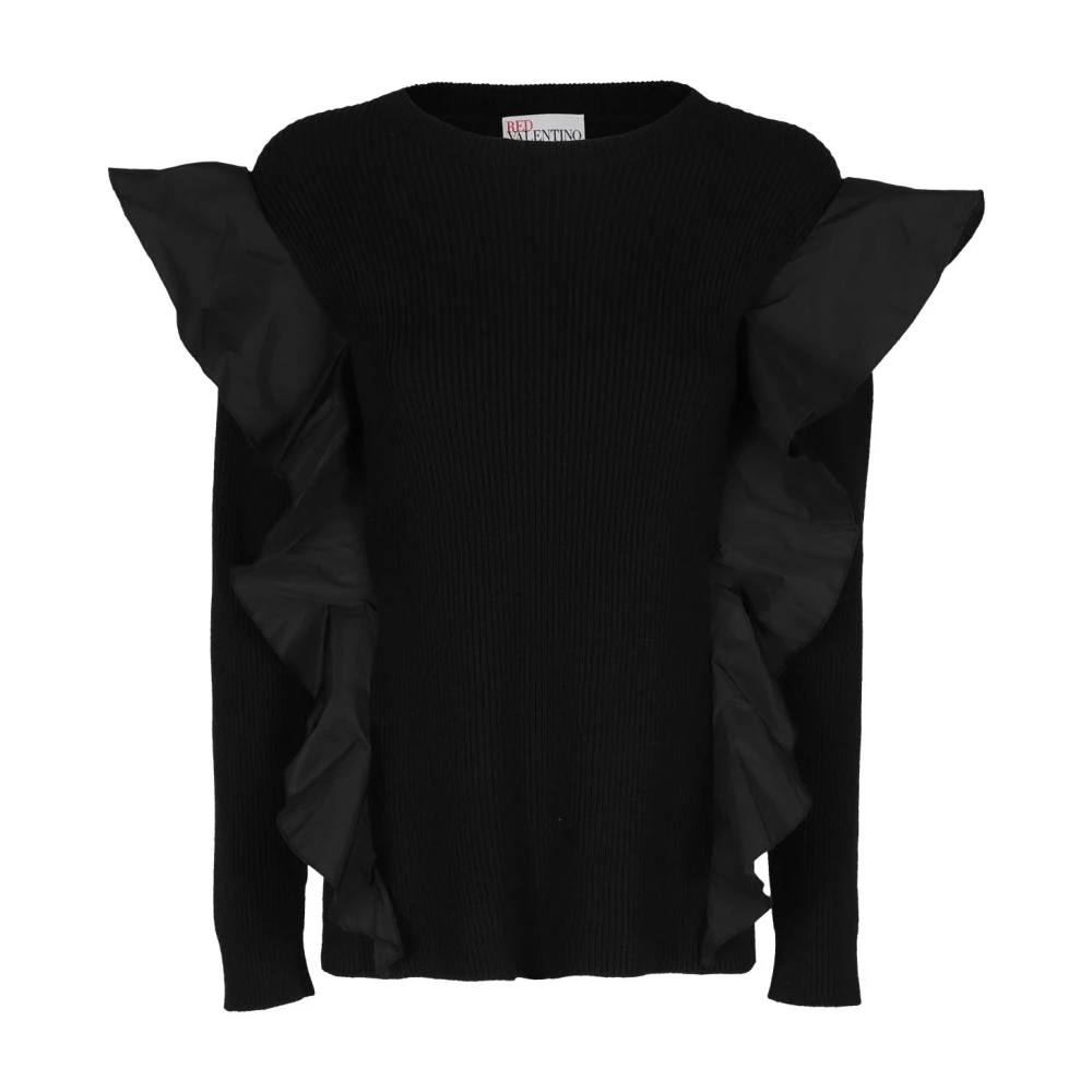 RED Valentino Wolmix Sweater Black Dames
