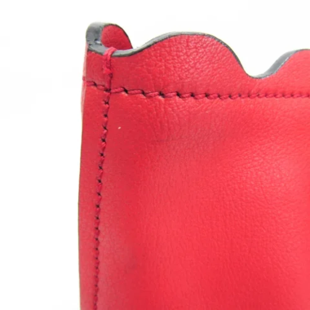 Miu Pre-owned Leather shoulder-bags Red Dames