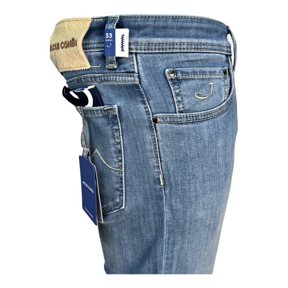 Jacob Cohën Nick Slim Lichtblauwe Jeans Blue Heren