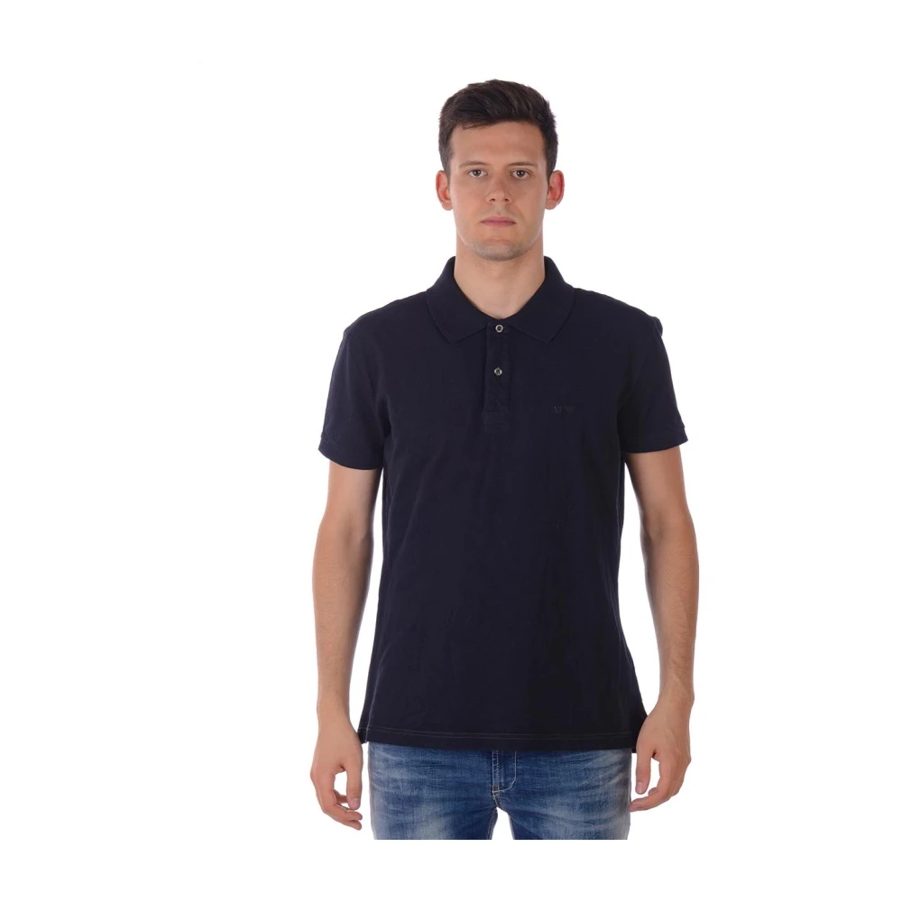 Armani Jeans Polo Shirts Blue, Herr