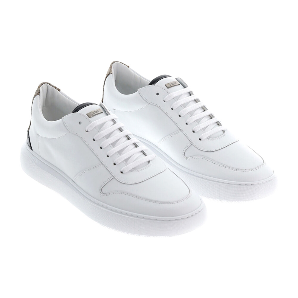 Zapatillas blancas de online tacon