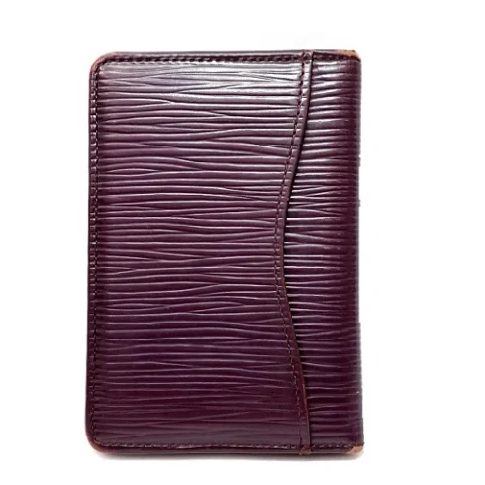 Louis Vuitton Vintage Pre-owned Leather key-holders Purple Dames