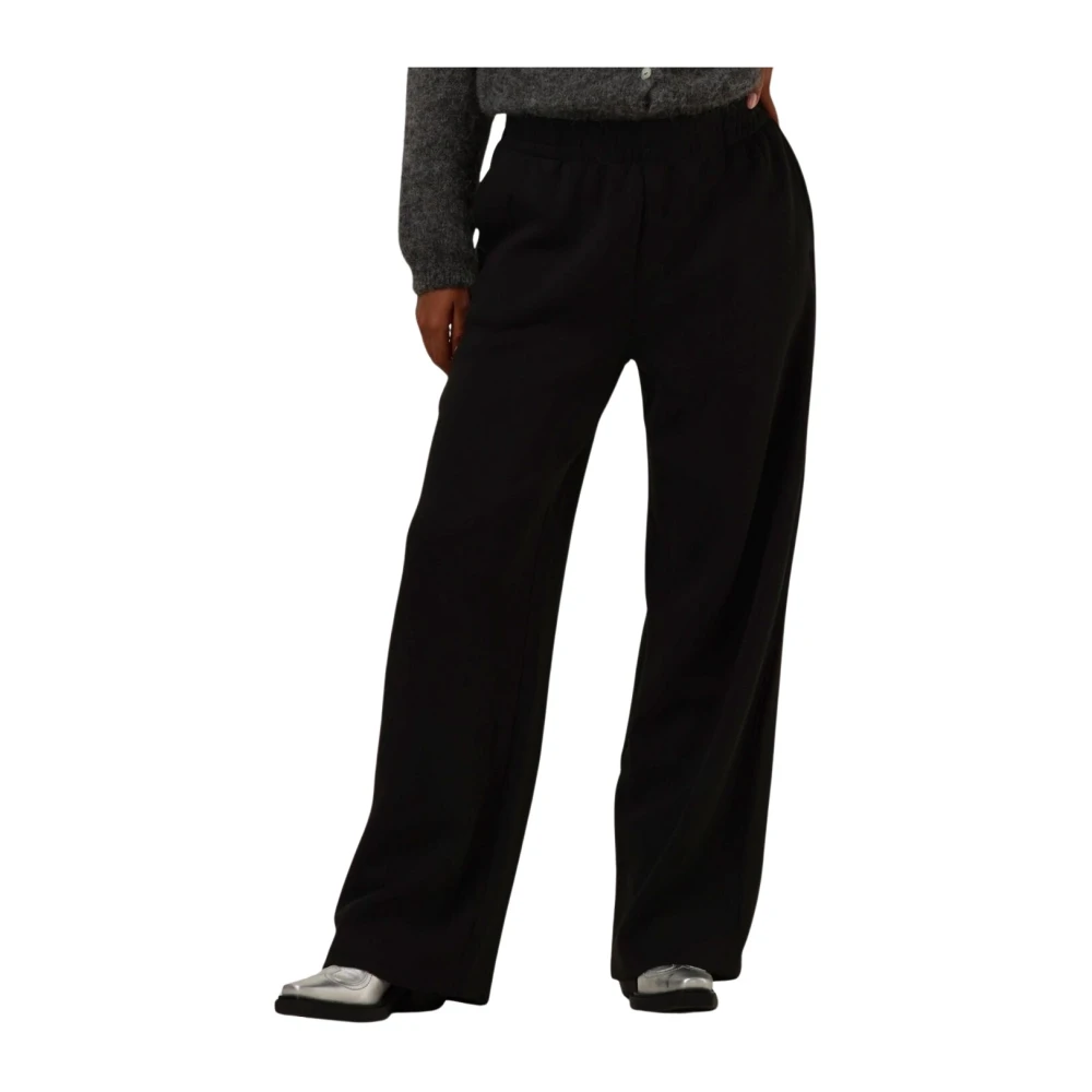 MSCH Copenhagen Wide leg stoffen broek met elastische band model 'Edilina'