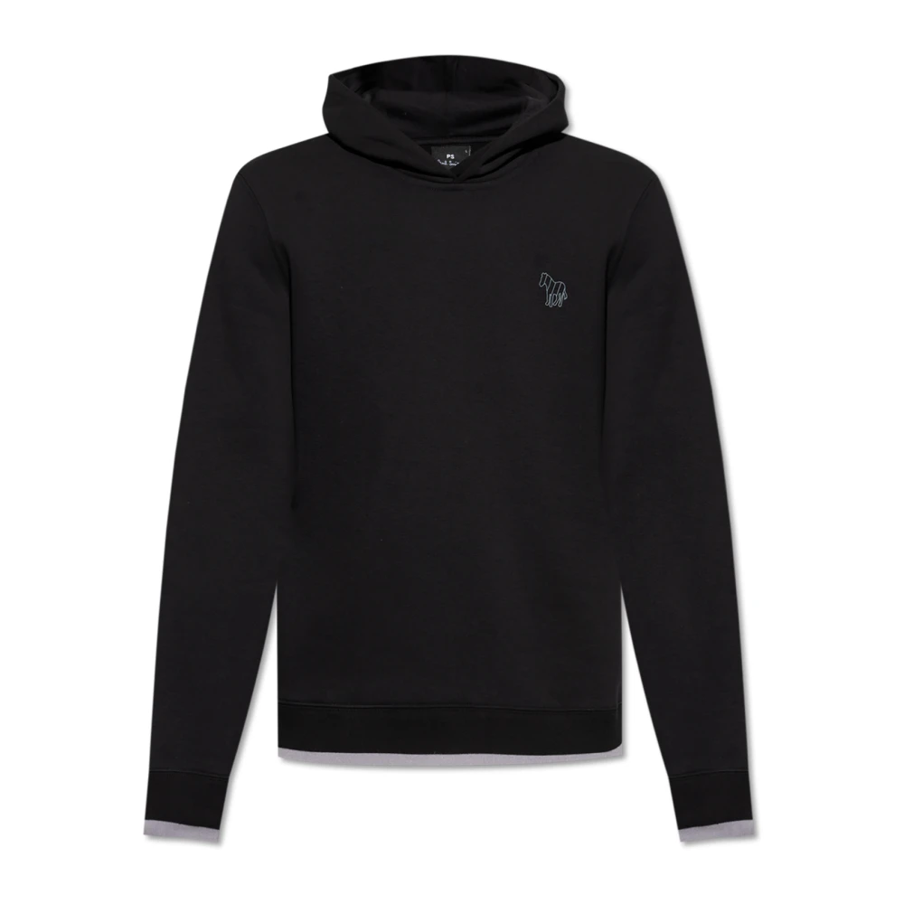 PS By Paul Smith Sweatshirt met logo Black Heren