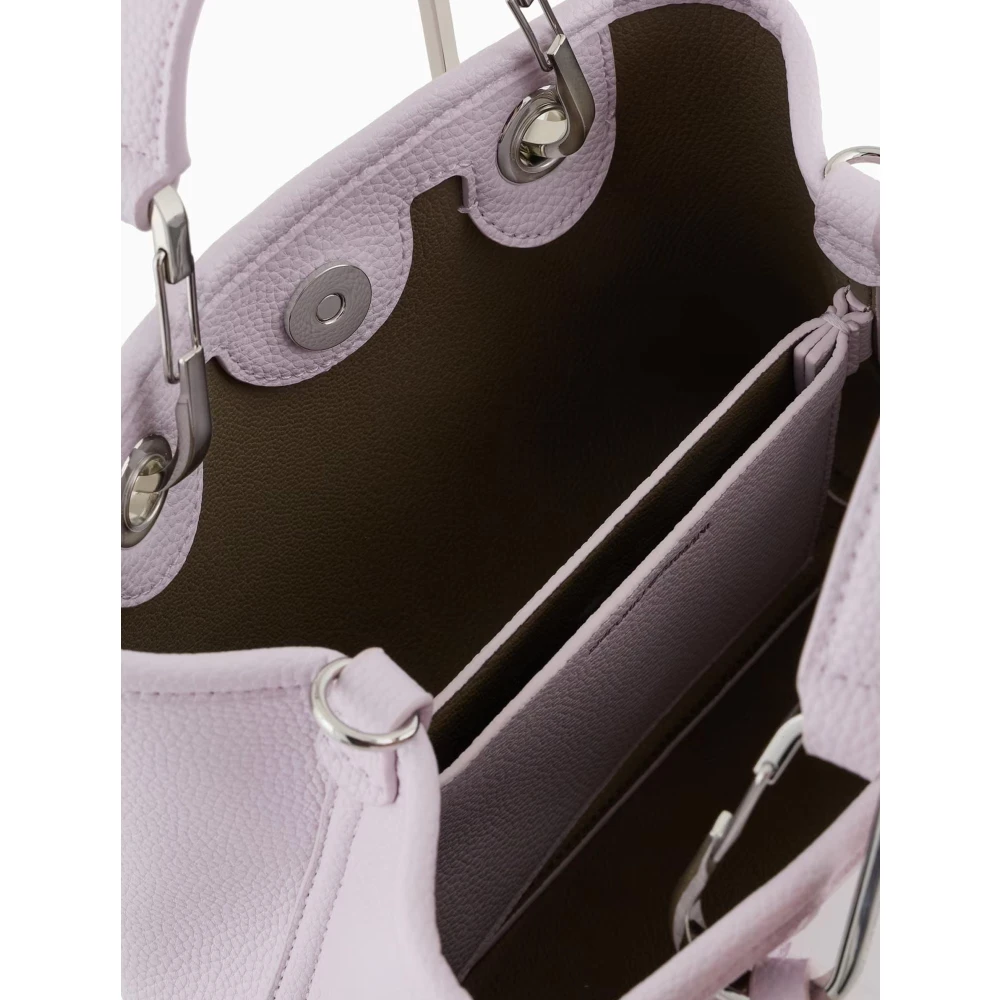 Emporio Armani Stijlvolle tassen met logoprint Purple Dames