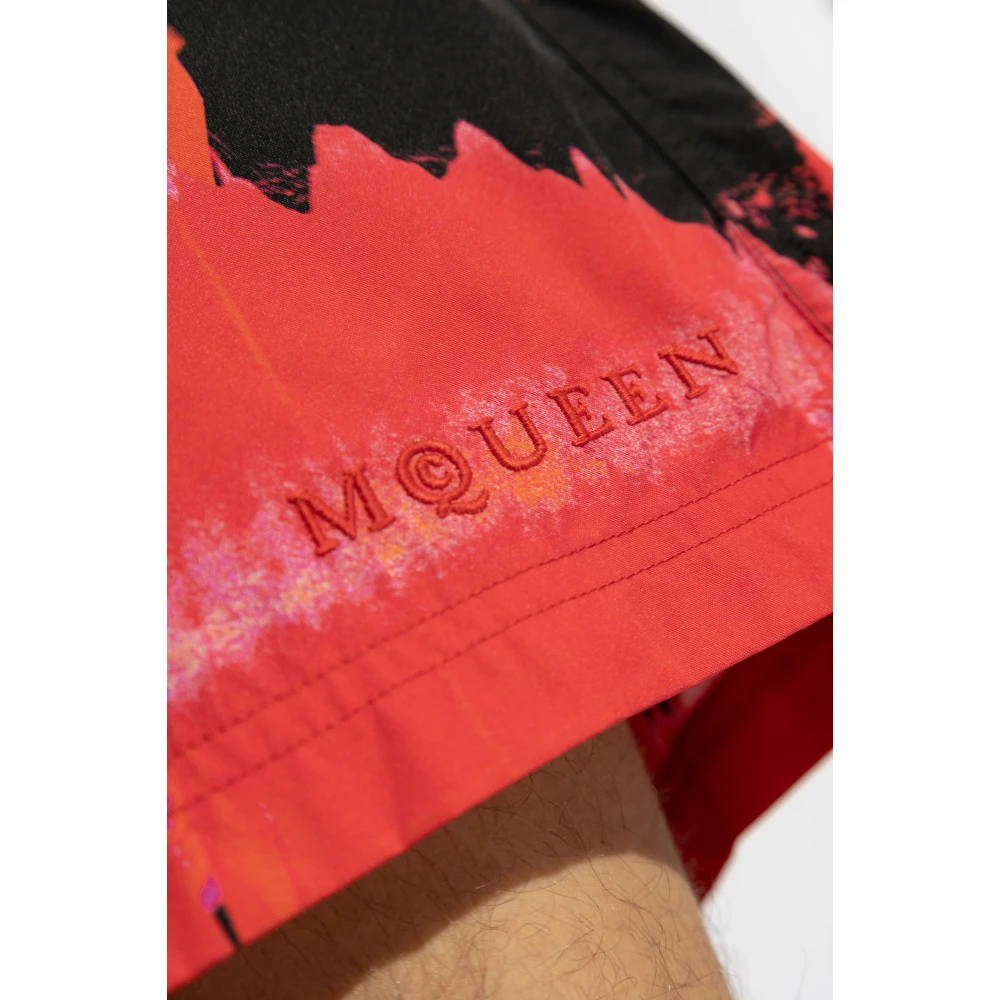alexander mcqueen Zwembroek Red Heren
