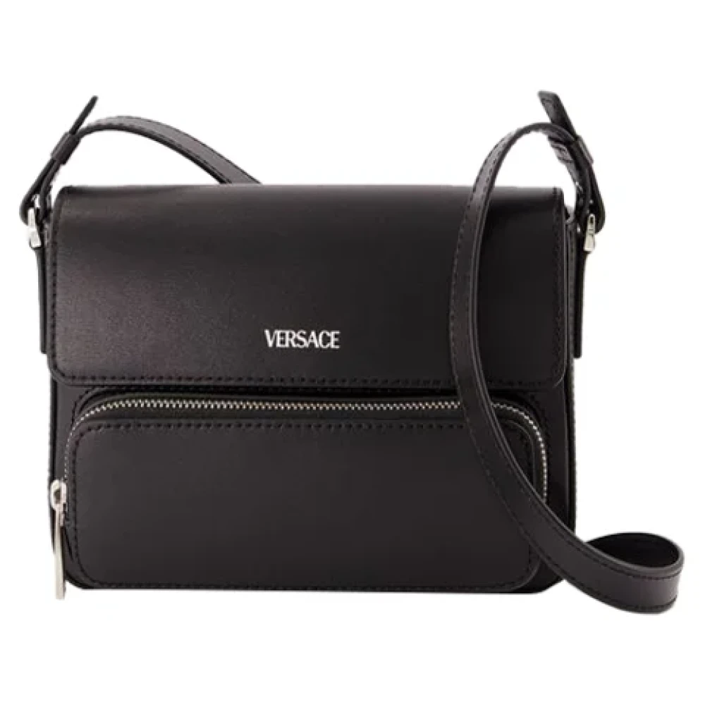 Versace Leather handbags Black Dames
