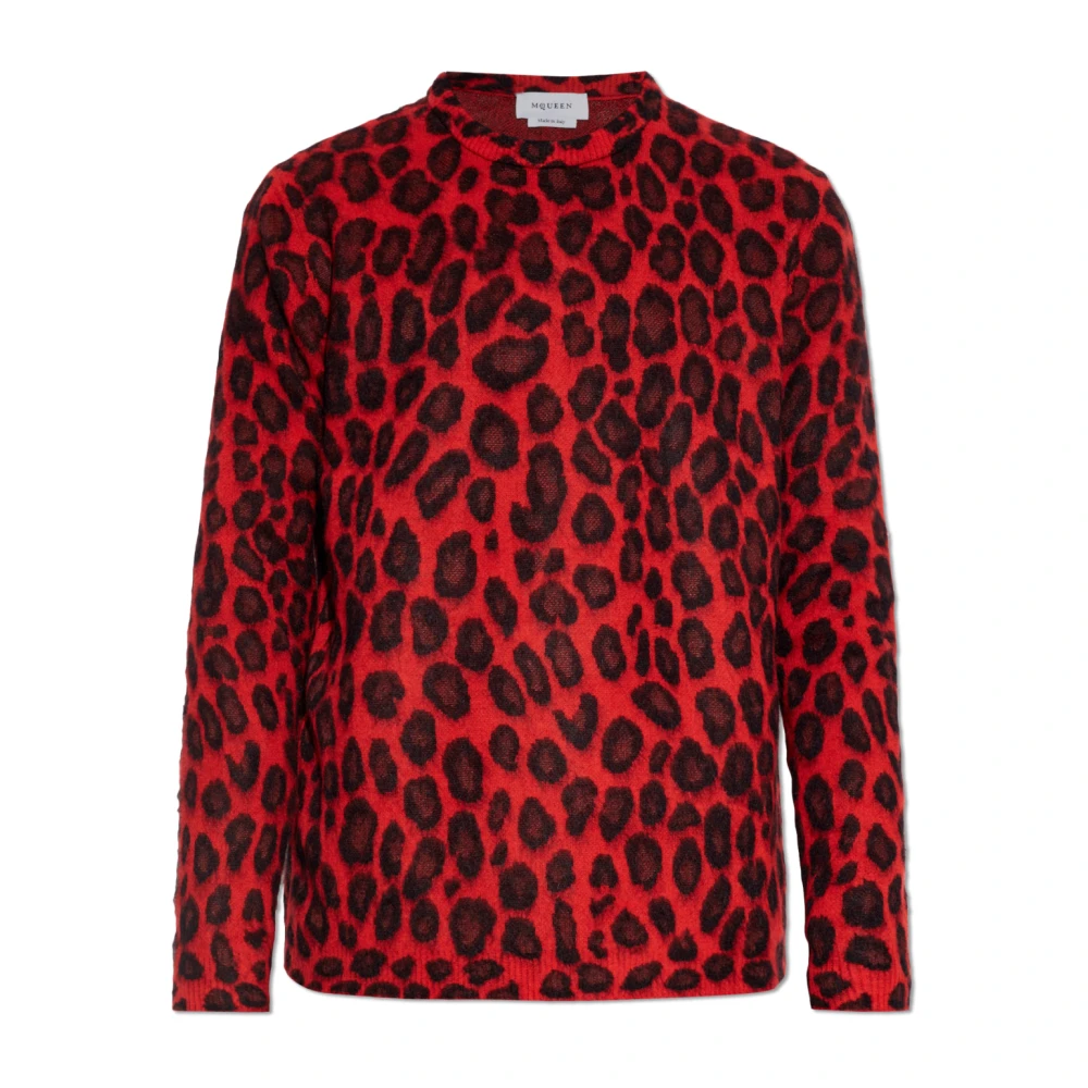 Alexander mcqueen Trui met dierenmotief Red Heren