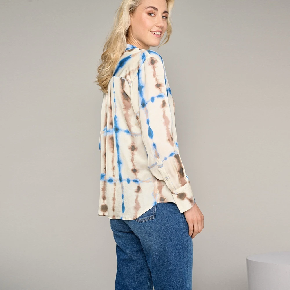 Marie Méro Tie Dye Blouse Tuniek Multicolor Dames