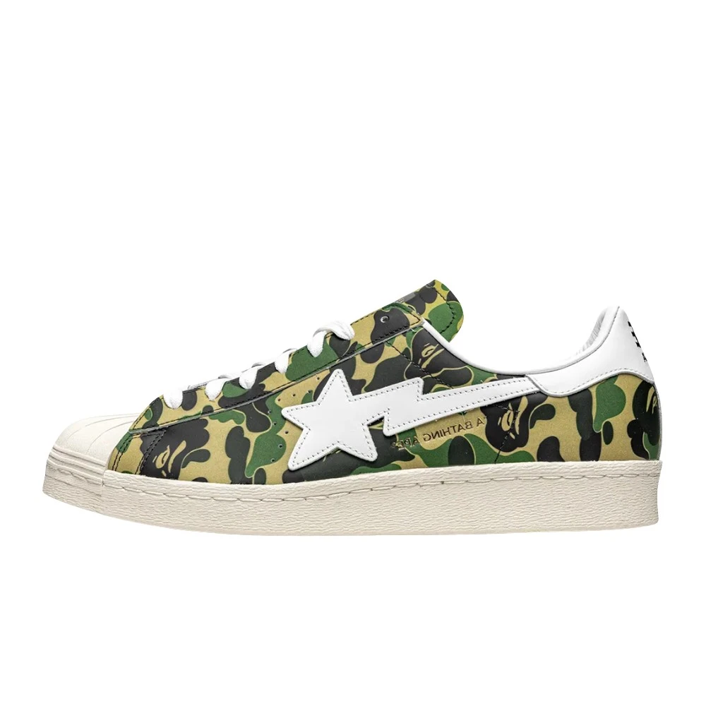 A Bathing APE Superstar 80s Heren Schoenen Veelkleurig Multicolor