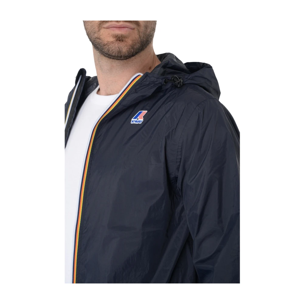 K-way Blauwe Waterdichte Jas Le Vrai 3.0 Blue Heren