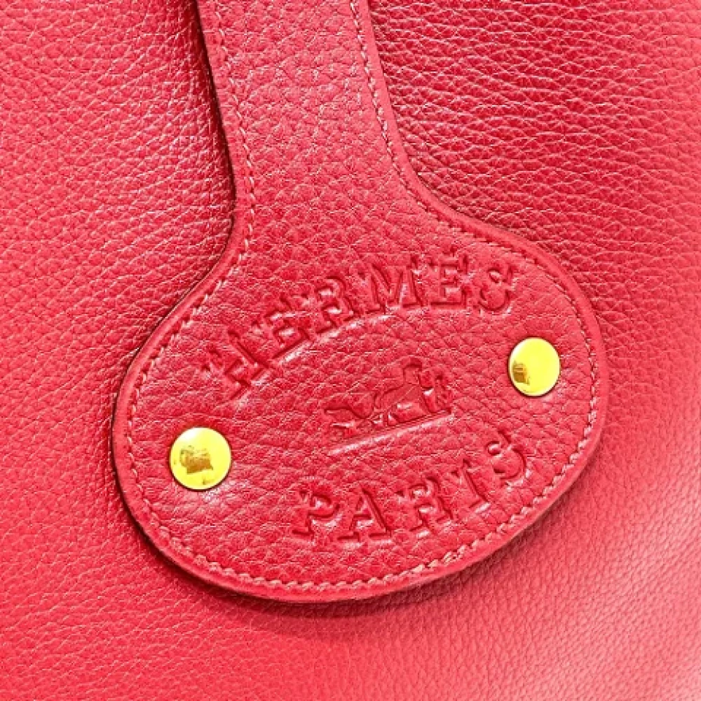 Hermès Vintage Pre-owned Leather shoulder-bags Red Dames