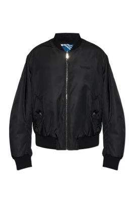 Printed Nylon Reversible Bomber