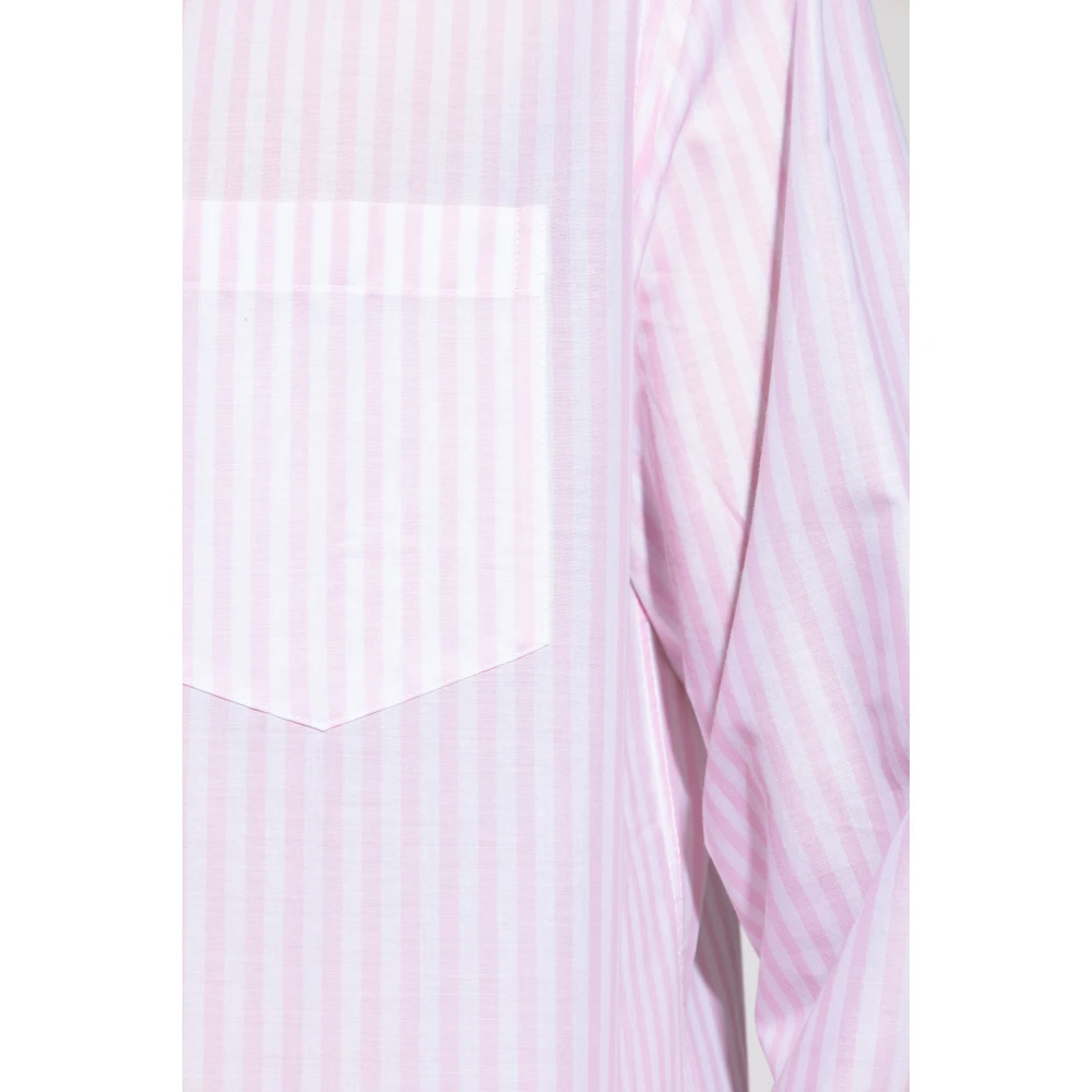 PAUL & SHARK Overhemd met gestreept patroon Pink Heren