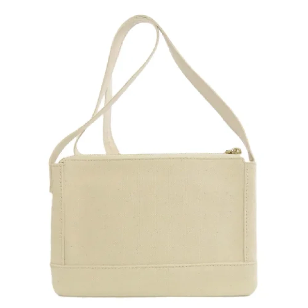 Michael Kors Pre-owned Canvas shoulder-bags White Dames