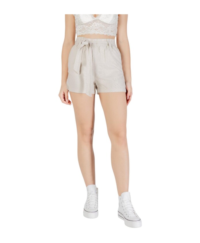 shorts-en-melange-lin-a-lacets