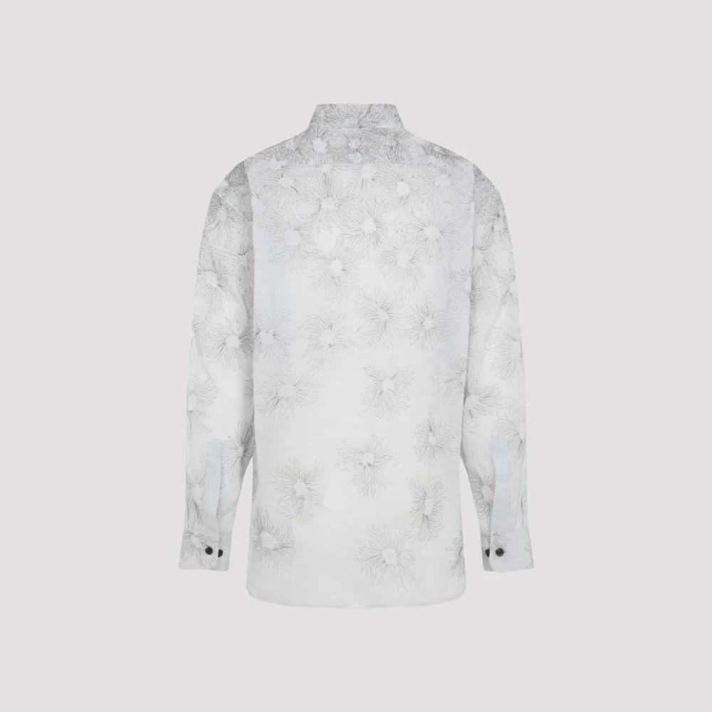 Dries Van Noten Groen Stijlvol Herenshirt Multicolor Heren