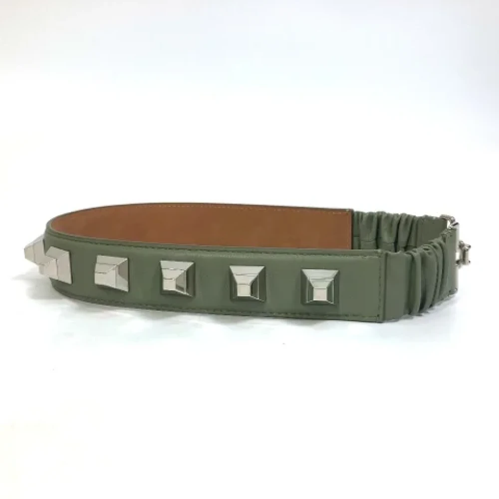 Fendi Vintage Pre-owned Leather belts Green Dames