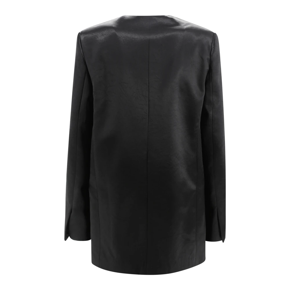 Philosophy di Lorenzo Serafini Zwarte double-breasted blazerjas Black Dames