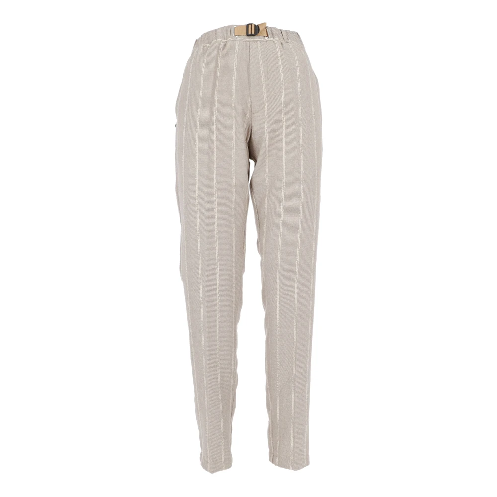 White Sand Slim Fit Broek Beige Heren