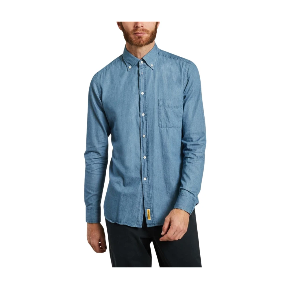 B.D Baggies Casual Shirts Blue, Herr