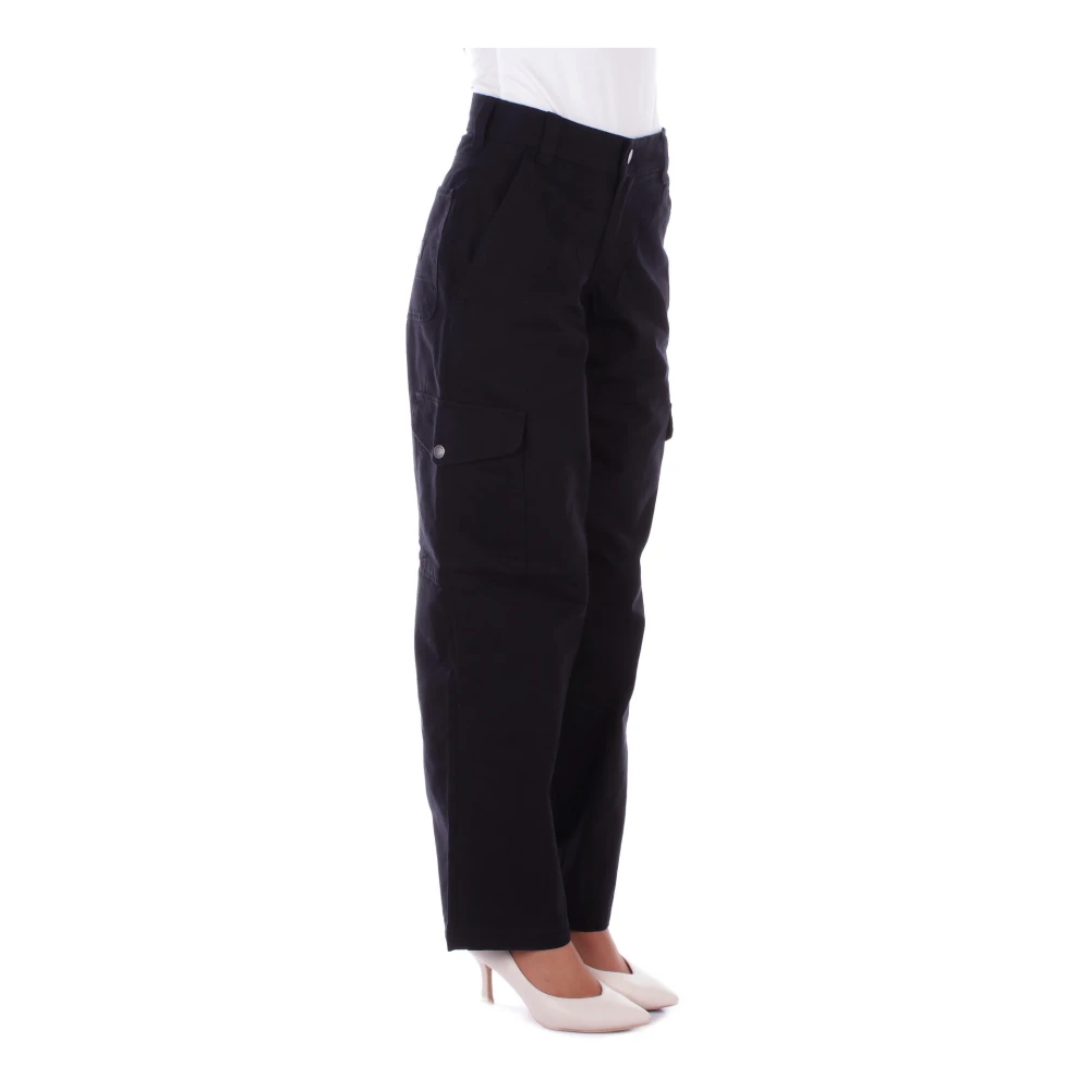 Dickies Zwarte broek met logo Black Dames