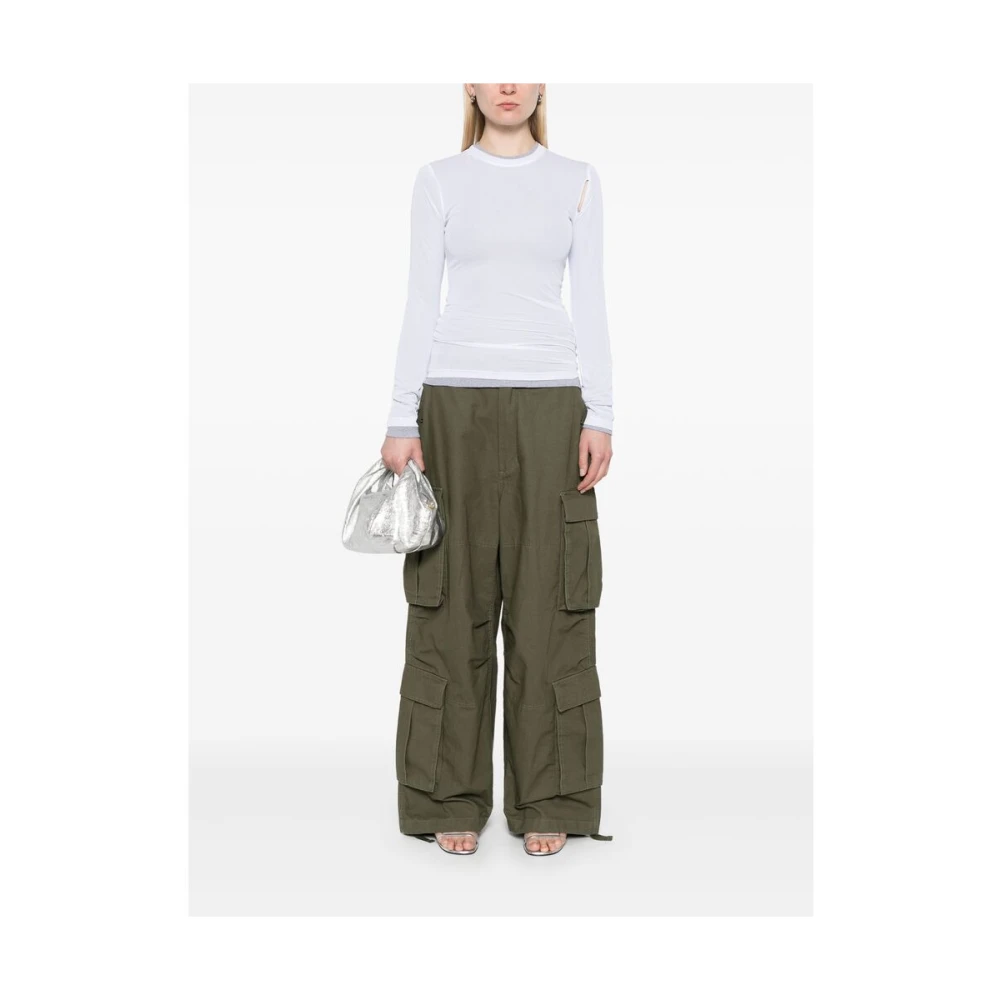 Christopher Esber Witte Gelaagde Crew Neck Sweater White Dames