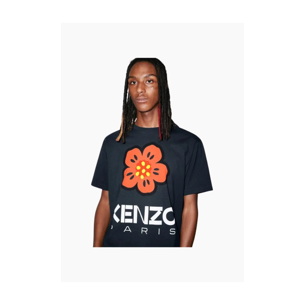 Kenzo Klassiek 'Boke Flower' T-shirt voor heren Black Heren