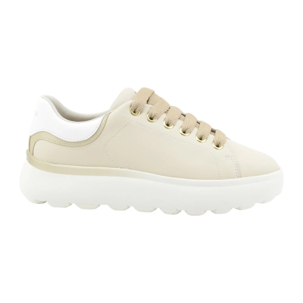 Geox Women's Beige Trainers - Sneakers - 5 Uk - Shoes