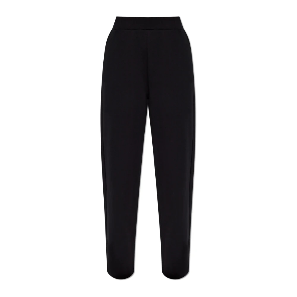 Emporio Armani Sweatpants met logo Black Dames