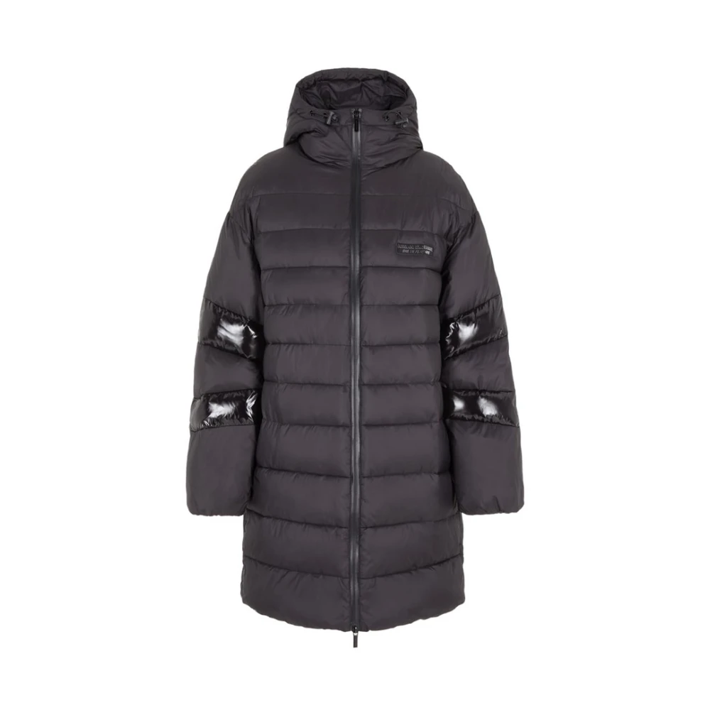 Giorgio Armani Lange jas Black Heren