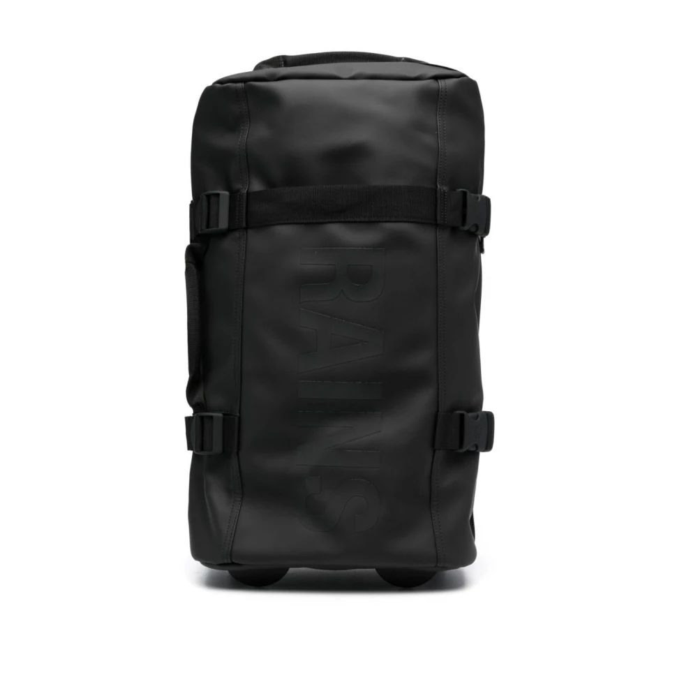 Rains Uomo Nero - Borsa Cabina Con Tasca Frontale - Suitcases - One Size - Immagine 4