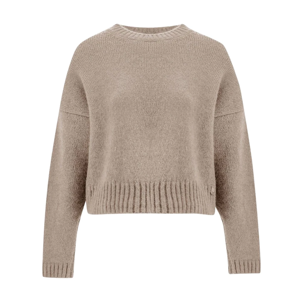 Herno Alpaca Wol Trui Gray Dames