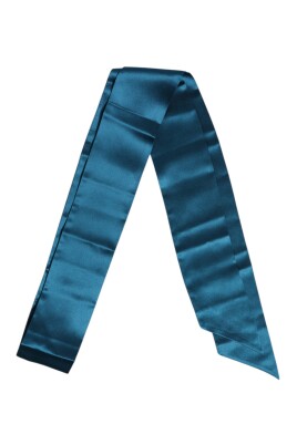 foulard-skinny-en-soie-bleue