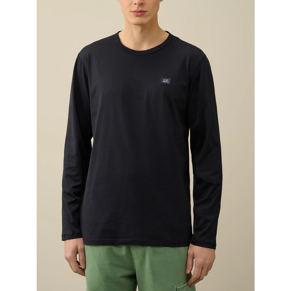 C.P. Company Logo T-Shirt Blue Heren