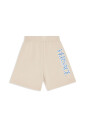 enfants-beige-damier-print-shorts