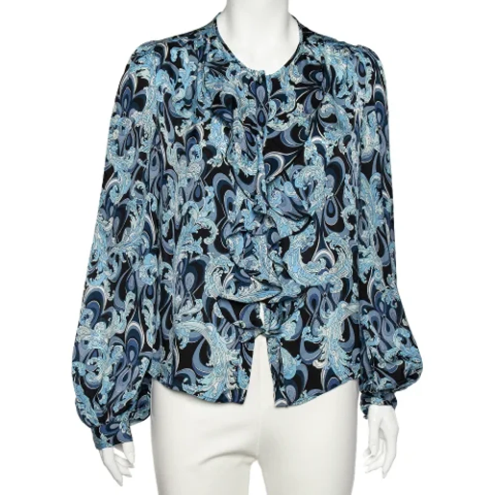 Pre-owned Bla silke Emilio Pucci topp