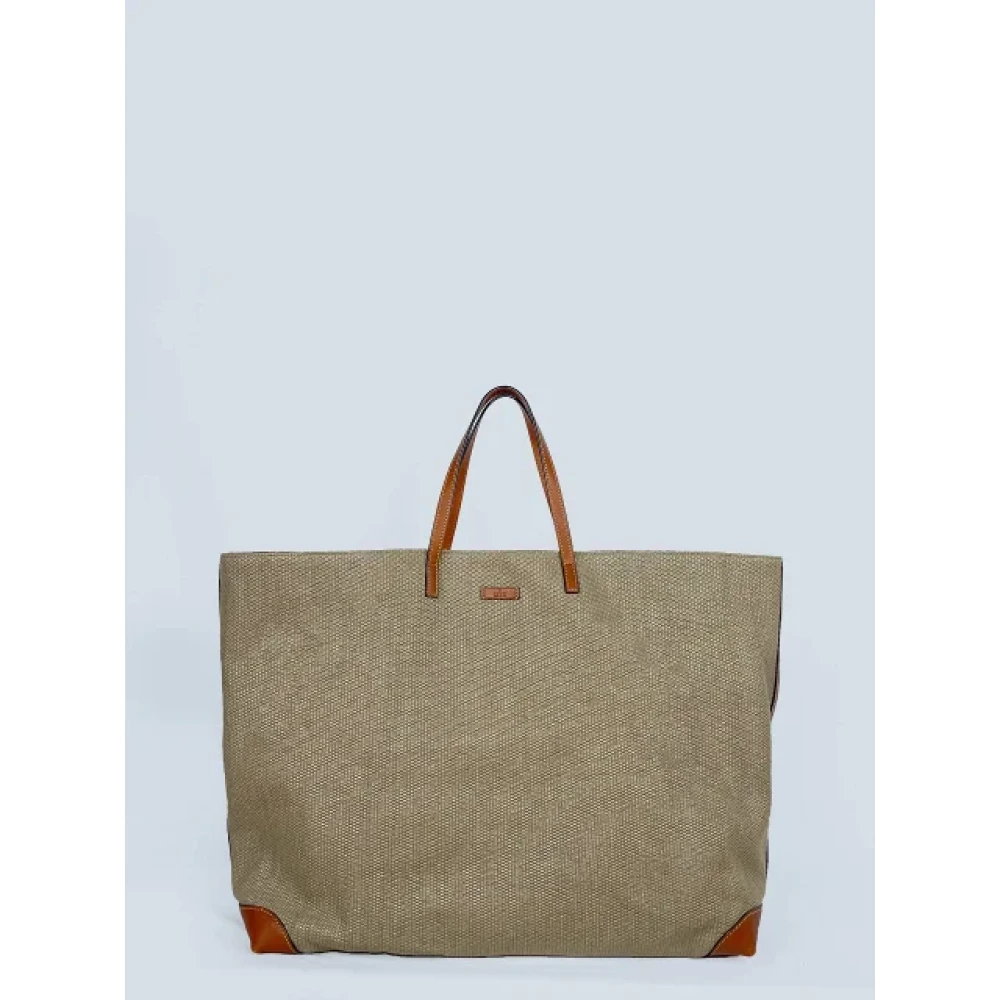 Gucci Vintage Pre-owned Leather gucci-bags Beige Dames