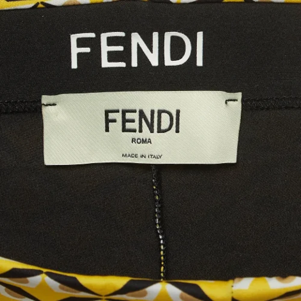 Fendi Vintage Pre-owned Fabric bottoms Multicolor Dames